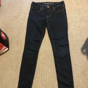 American Eagle dark wash jeggings